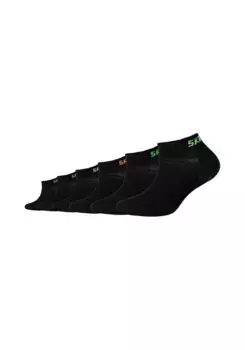 Носки-кроссовки Skechers "носки-кроссовки, упаковка из 6 шт.", черный