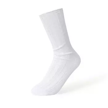 Носки кружевные Deep Breath средней длины, белый