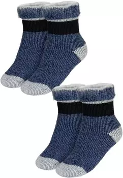 Носки KUSCHEL 2 PAAR Black Snake, цвет blau grau