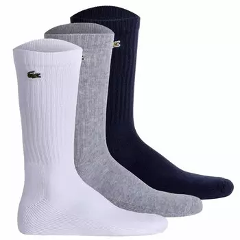 Носки Lacoste 3 шт, цвет Wei/Grau/Dunkelblau