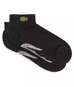 Носки Lacoste с крокодилами, черный