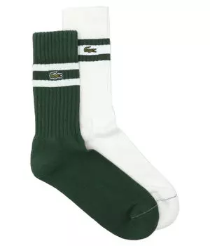 Носки Lacoste, зеленый / белый
