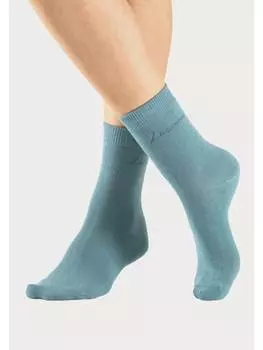 Носки LASCANA, цвет 1x sky, 1x grau, 1x trkis, 1x petrol