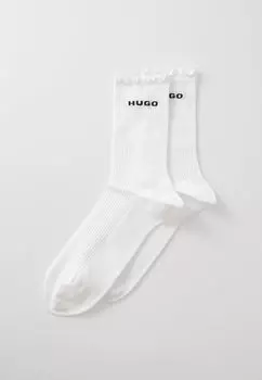 Носки LETTUCE 2 PACK HUGO, белый