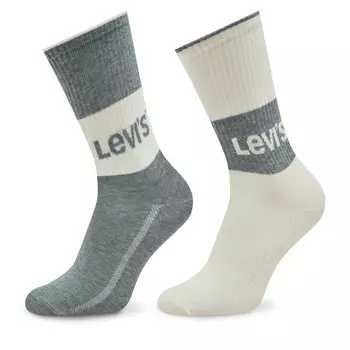 Носки Levi's, 2 шт, серый