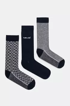 Носки Levi's, 4 шт, темно-синий