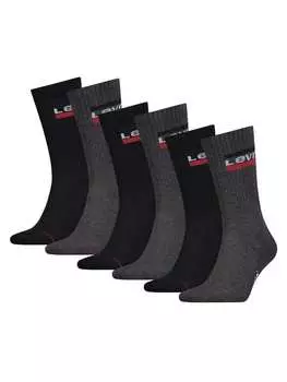 Носки Levis 6er Pack, цвет schwarz/grau