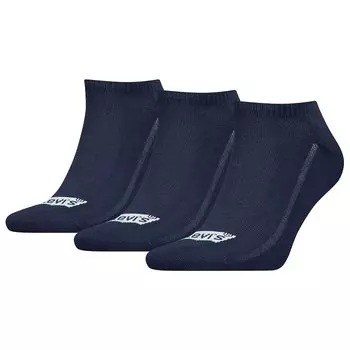 Носки Levis Batwing Logo Recycled Short 3 шт, синий