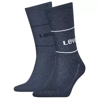 Носки Levis Short Cut Logo Sport 2 шт, синий