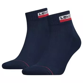 Носки Levis Sportswear Logo Mid 2 шт, синий