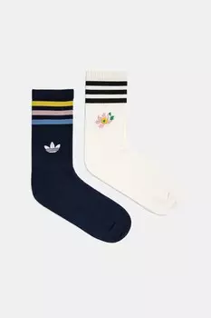 Носки Liberty, 2 пары Adidas Originals, белый
