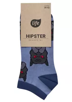 Носки Life Hipster Buldog, 39-42