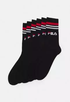 Носки LIFESTYLE 6 PACK Fila, цвет black