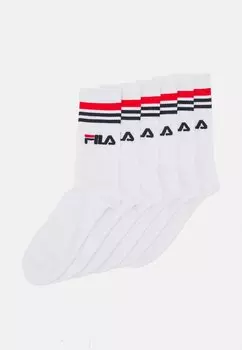 Носки LIFESTYLE 6 PACK Fila, цвет white