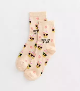 Носки Like It's Hot Socks New Look, коралловый