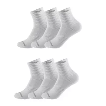 Носки LiNing до середины голени унисекс, 6 пар, White 3 Pack+Black White Gray 3 Pack
