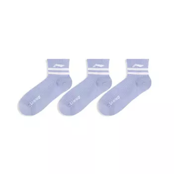 Носки LiNing унисекс, 3 пары, синие