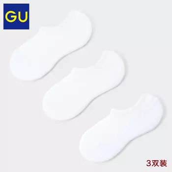 Носки-лодочки GU, 3 пары