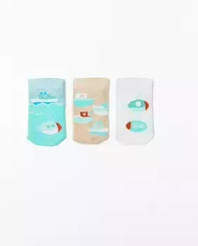 Носки-лодочки Sfera, синий