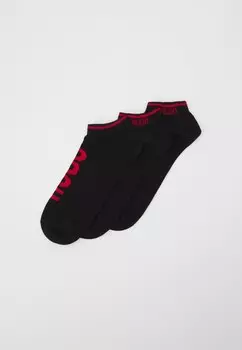 Носки LOGO 3 PACK HUGO, черный