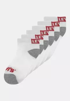 Носки Low Cut 6 Pack Unisex Levi's, белый