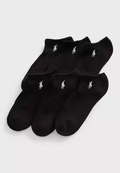 Носки LOW CUT ANKLE SOCK 6 PACK Polo Ralph Lauren, черный