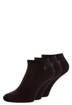 Носки LOW-CUT SOCK 3-PACK Polo Ralph Lauren, черный