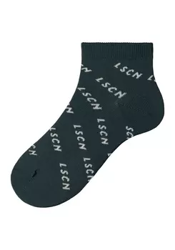 Носки LSCN BY LASCANA, цвет 1x schwarz, 1x wei, 1x petrol