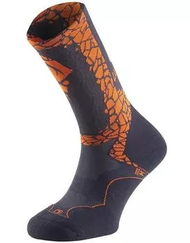 Носки Lurbel Calcetin Trail Challenge Ice long, оранжевый