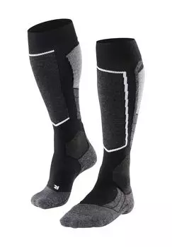 Носки лыжные SK 2 Средние, влагорегулирующие, женские FALKE, цвет Black-Mix