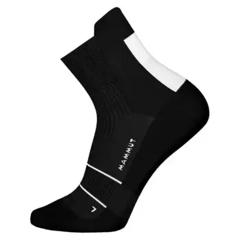 Носки Mammut Mountain Running Lightweight Merino Quarter, черный
