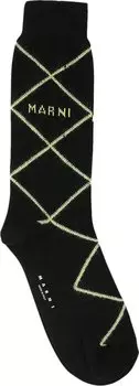 Носки Marni 'Black', черный