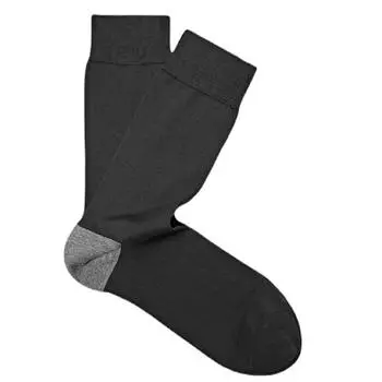 Носки Massimo Dutti Long With Contrast Heel, маренго