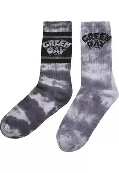 Носки Merchcode Green Day Tie Die, серый