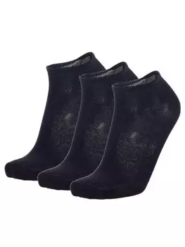 Носки Mico 3 PAIRS PACK LIGHT WEIGHT, черный