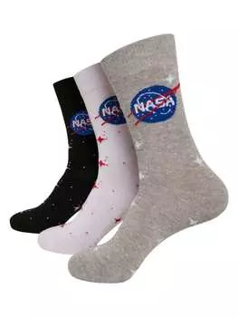 Носки Mister Tee, цвет black/grey/white