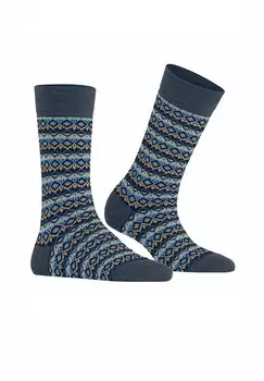 Носки MODERN FAIR ISLE Burlington, цвет Mottled Dark Blue