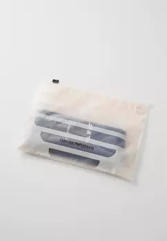 Носки MONOPACK SHORT Emporio Armani, синий