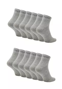 Носки MULTIPACK 12ER PACK QUARTER Skechers, цвет Mottled Light Grey