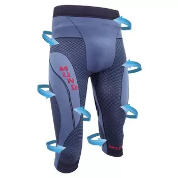 Носки Mund 3/4 Tights, синий