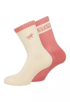Носки Mustang, бежевый/темно-розовый