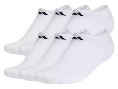 Носки мужские Adidas Athletic Cushioned No Show - 6 шт., белые