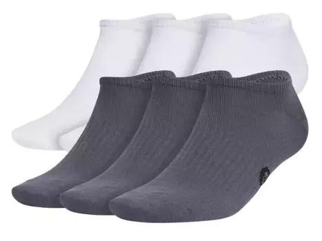 Носки мужские Adidas Superlite Classic No Show - 6 шт., серые/белые