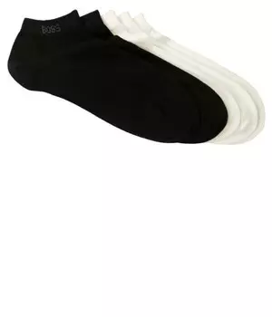 Носки мужские Boss короткие 5 пар в упаковке, белый/черный