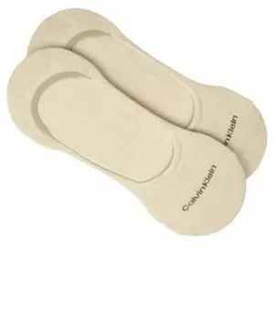 Носки мужские Calvin Klein короткие 2 пары, светло-бежевый