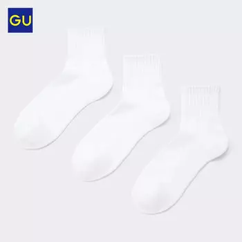 Носки мужские GU, черный / темно-серый / серый