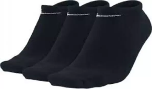 Носки мужские Nike короткие 3 пары, черный