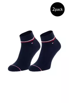 Носки мужские Tommy Hilfiger короткие с полосками 2 шт, синий