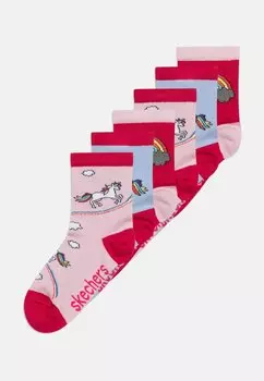 Носки Набор из 6 комплектов GIRLS CASUAL WILD NATURE Skechers, цвет rainbow