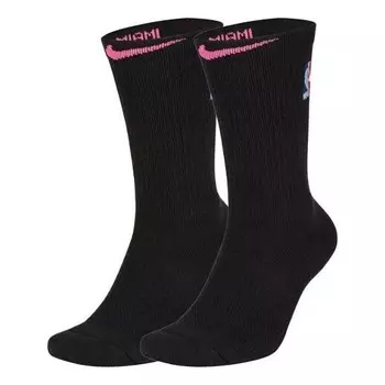 Носки nba basketball sports socks one pair black Nike, черный